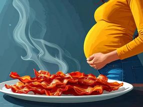 The smell of fatty foods during pregnancy promotes obesity in offspring
